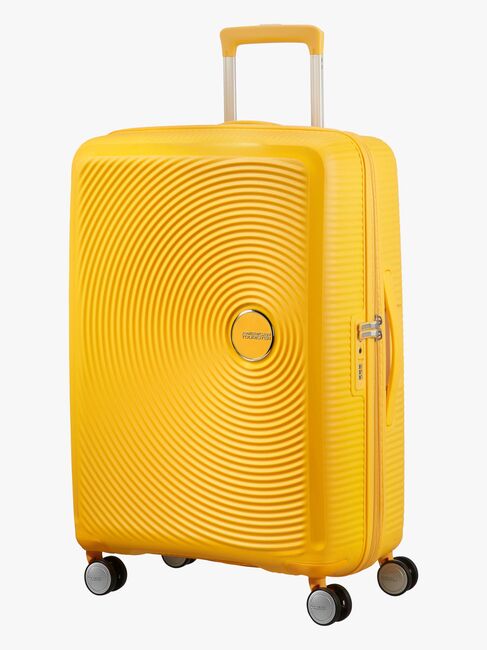American Tourister Soundbox Spinner Koffert 71.5L, Golden Yellow