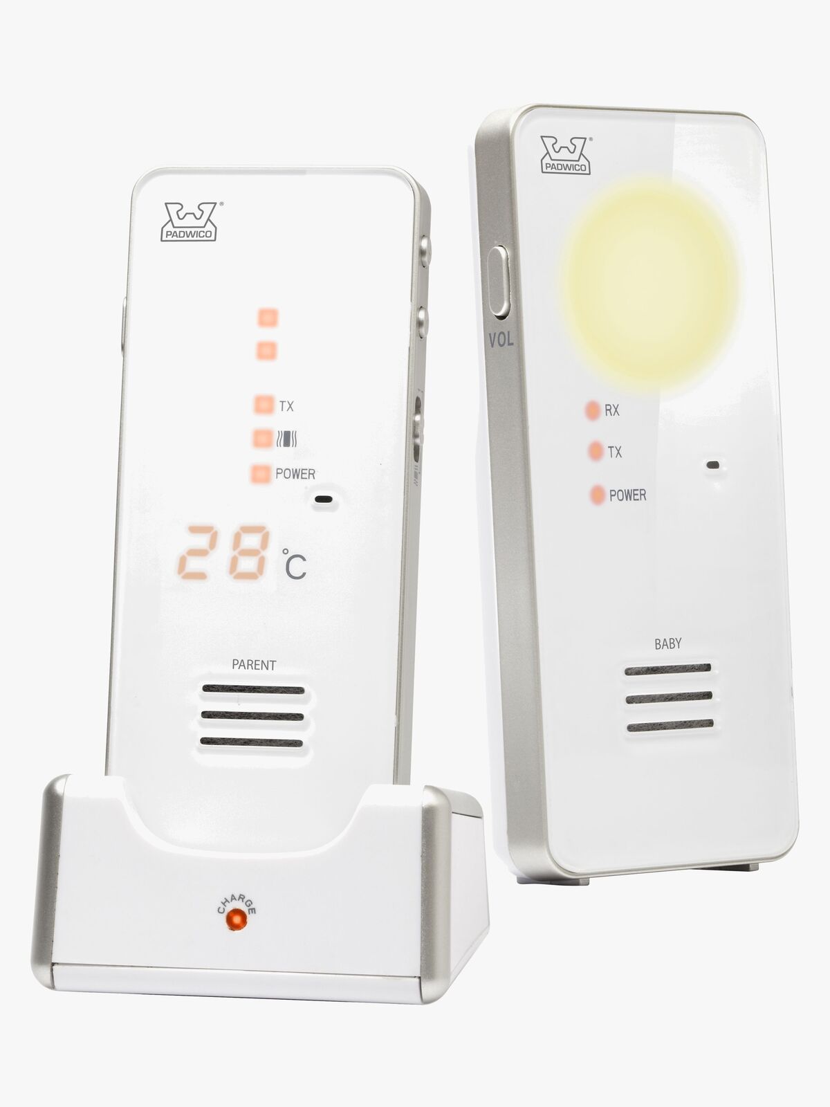 Padwico Babycall 850, Hvit