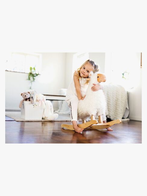 Teddykompaniet Gyngelam Hvit