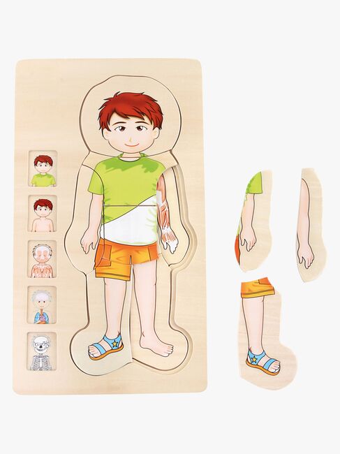 Small Foot Puslespill Anatomi, Grønn