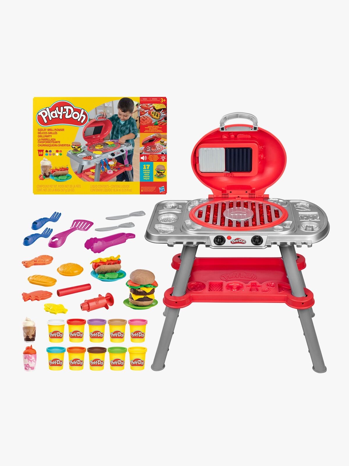 Play-Doh Lekesett Sizzlin Grill