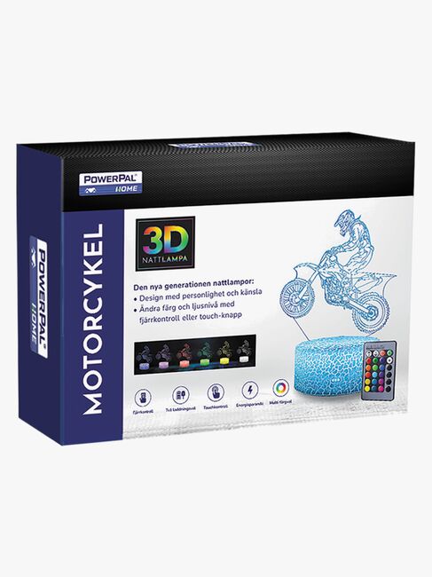 Powerpal 3D-Nattlampe, Motorsykkel