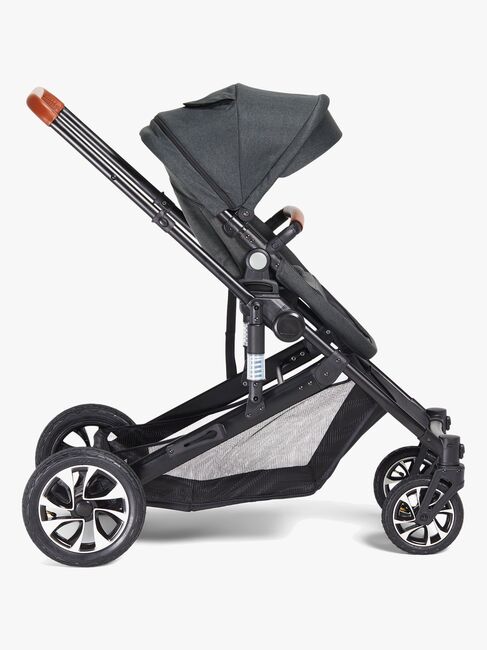 Beemoo Maxi 4 Twin Søskenvogn inkl. Søskensete, Black/Black