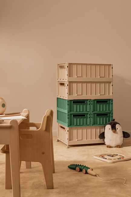 LIEWOOD Weston Oppbevaringsbokser M 2-Pakk, Dusty Ivy