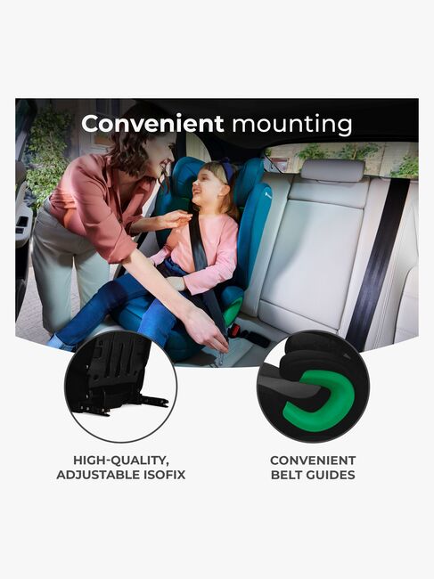 Kinderkraft JUNIOR FIX 2 i-Size Beltestol, Graphite Black