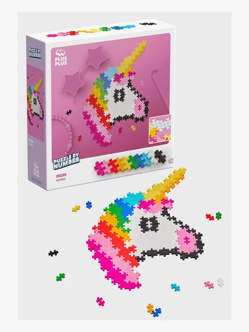 Plus-Plus Unicorn Barnepuslespill