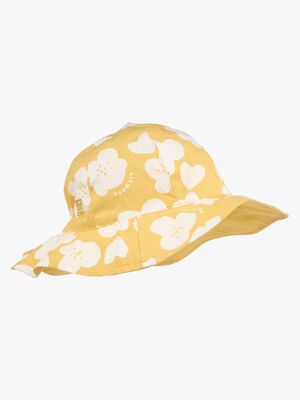 LIEWOOD Amelia Solhatt Reversibel, Flower/Lemon Yellow