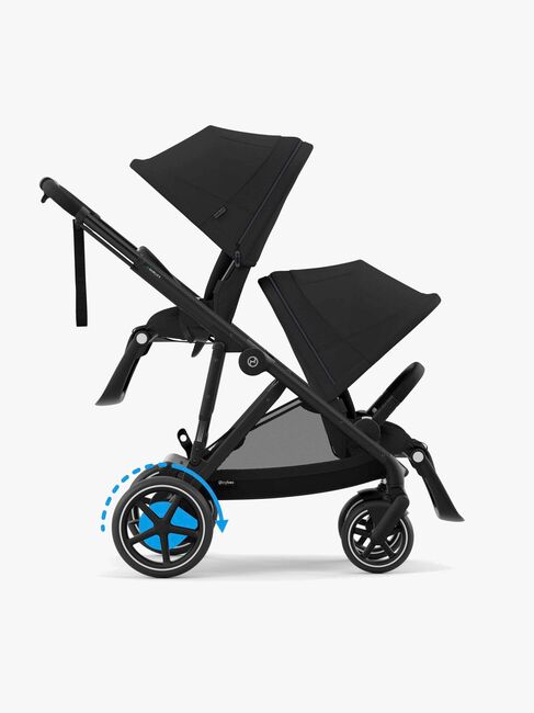 Cybex e-GAZELLE S Sportsvogn, Moon Black/Black