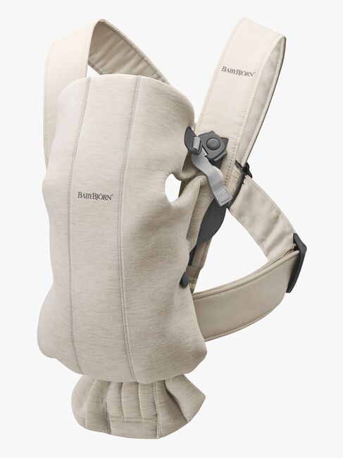 BabyBjörn Mini Bæresele 3D Jersey, Lysebeige