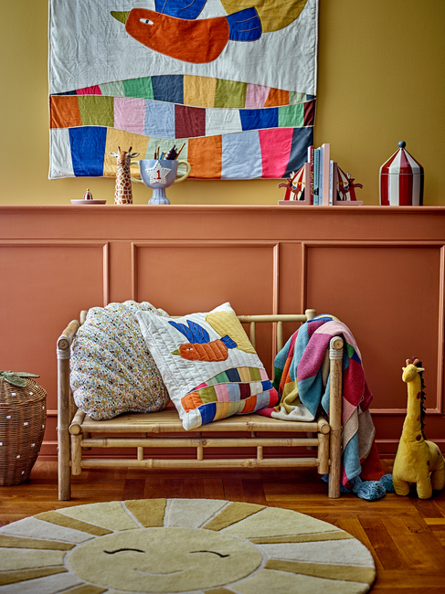 Bloomingville Gulvteppe Sol, Gul