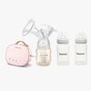 Beemoo CARE Single Elektrisk Brystpumpe inkl. Brystmelkflaske 240 ml 2-pack