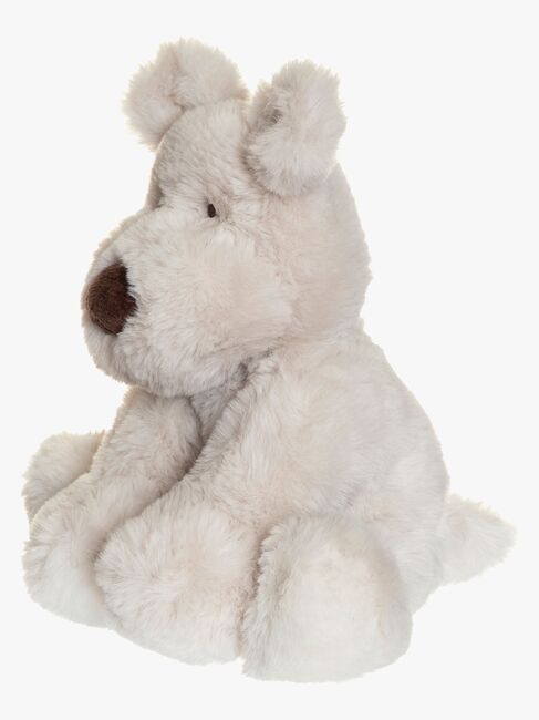 Teddykompaniet Kosedyr Mocca Hund 18 cm, Grå