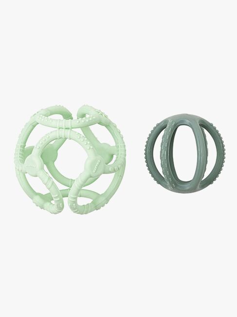 Nattou Soft Silicone Aktivitetsball, Grønn