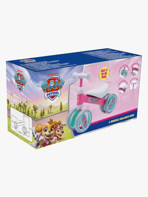 Paw Patrol Girls Firhjuling Balansesykkel