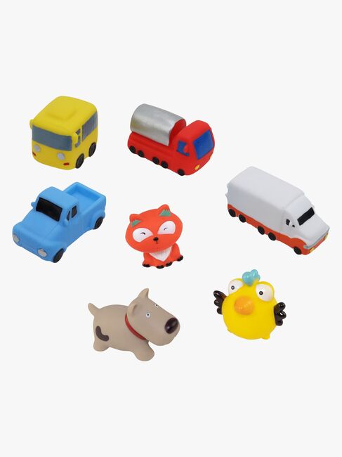 Rätt Start Badeleker Biler & Kjæledyr 7-Pakk