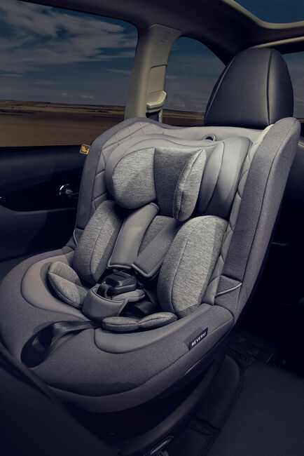 Beemoo Reverse i-Size Bakovervendt Bilstol, Mineral Grey