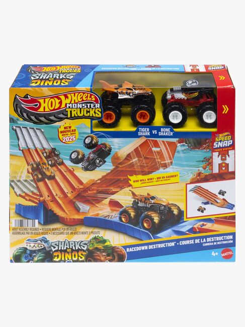 Hot Wheels Monster Trucks Racedown Demolition Bilbane