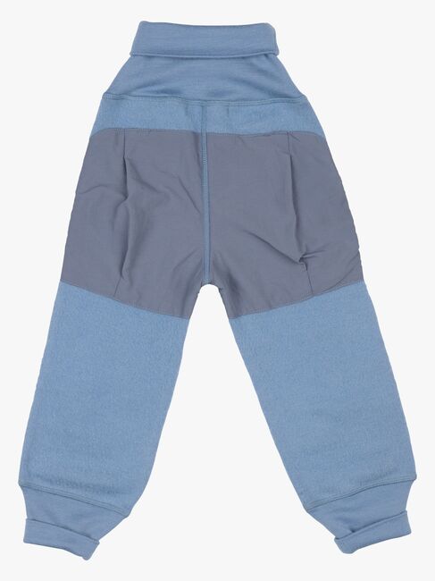 Voksi Fleecebukser Merinoull, Blue Bell