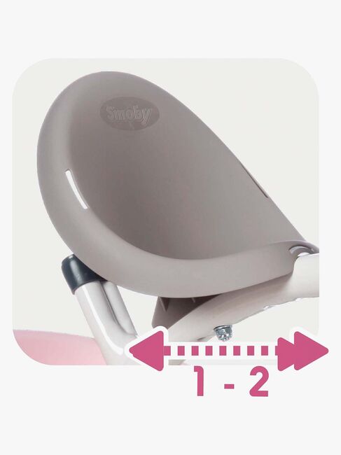 Smoby Trehjulssykkel Baby Balade Plus, Rosa