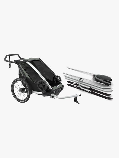 Thule Chariot Lite 1 Sykkelvogn inkl. Ski- & Tursett, Agave