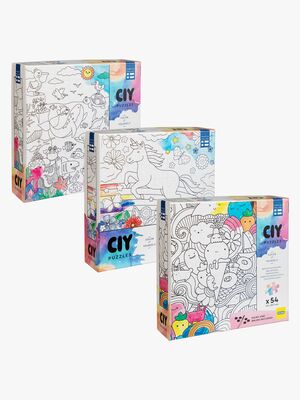 Peliko CIY Puslespill med Vannfarger 54 Brikker Blandet