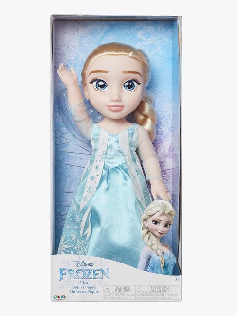 Disney Frozen Dukke Elsa 38 cm, Lyseblå