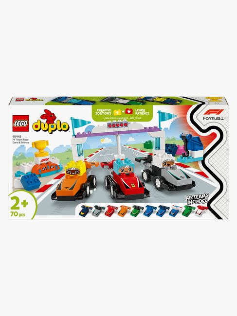 LEGO DUPLO Town 10445 F1 Team med racerbiler og sjåfører