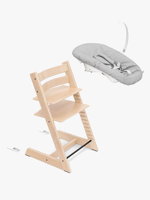 Stokke Tripp Trapp Stol inkl. Newborn Set, Oak Natural/Grey