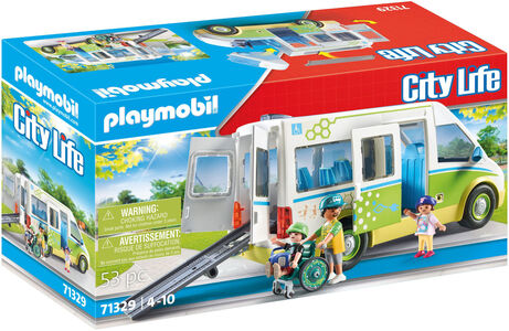 Playmobil 71329 City Life Byggesett Skolebuss