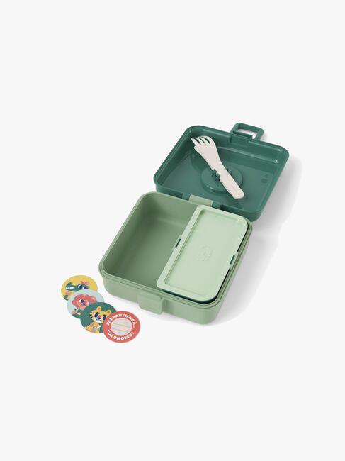 Monbento Snacky Bento Matboks, Green Forest