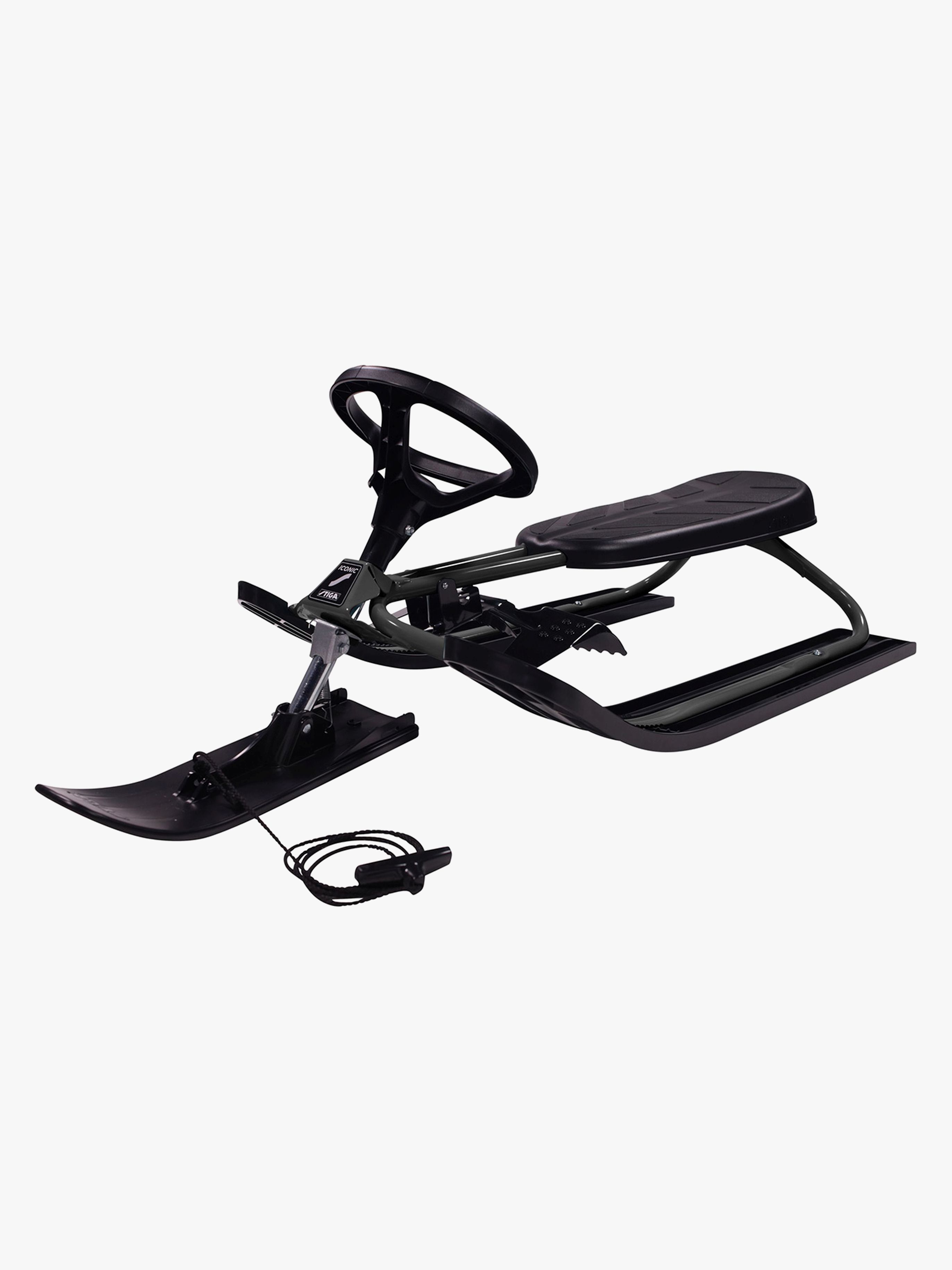 STIGA Snowracer Iconic, Grå/Svart - Snowracers & Snow Trikes - Metall,Plast