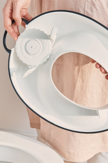 BabyBjörn Toalettsete, Hvit/Svart