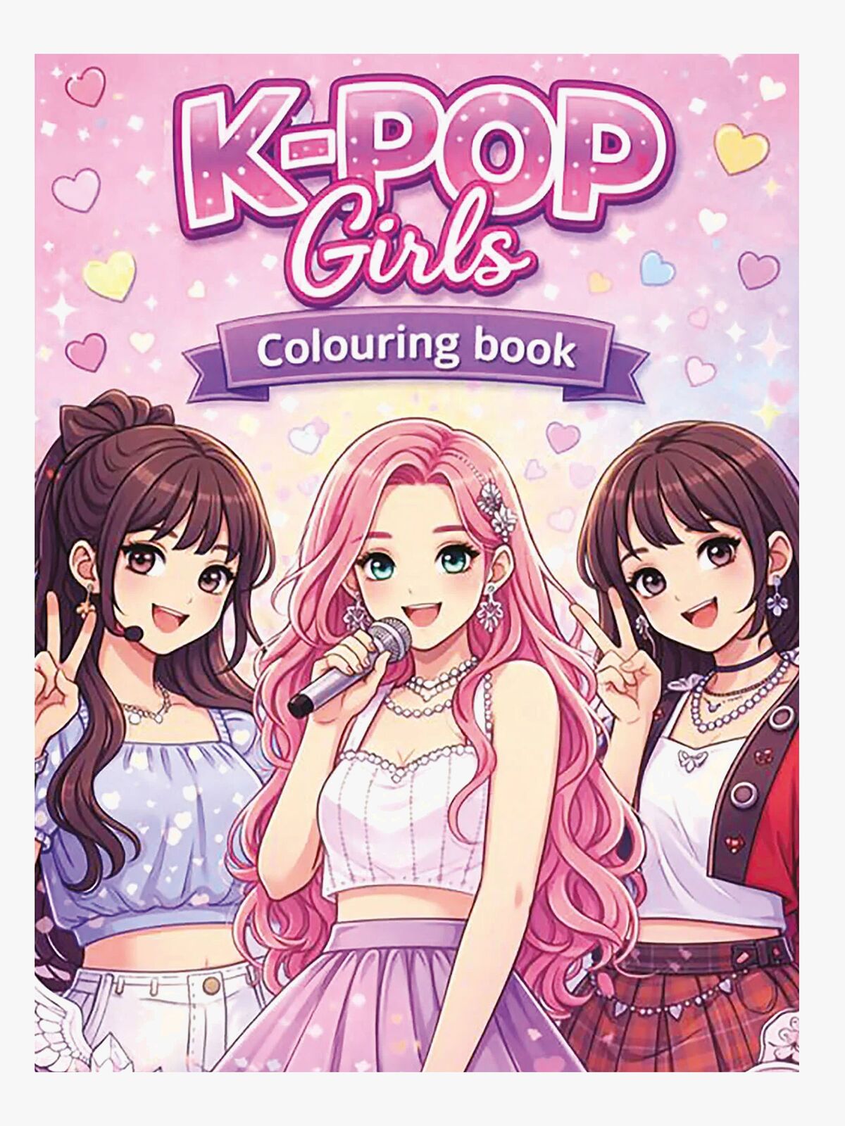 ColoursbyCPH K-POP Girls Fargeleggingsbok