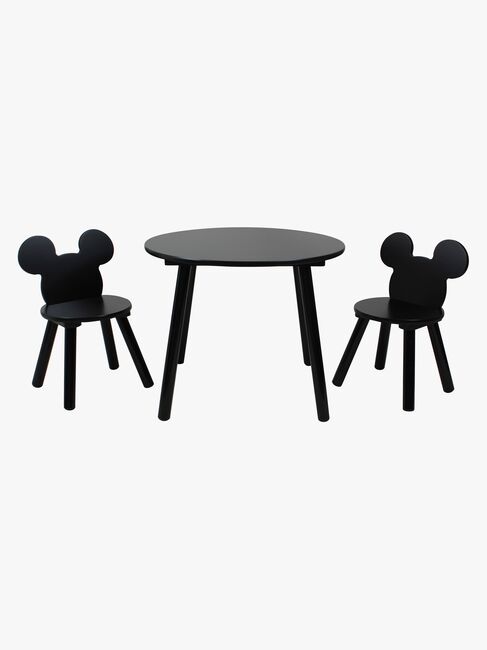 Disney Mikke Mus Bord og Stoler, Svart