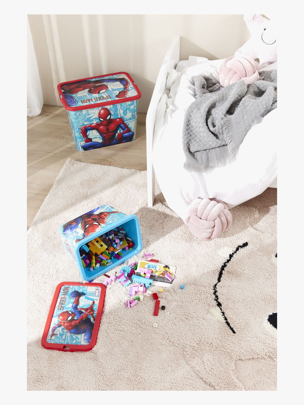 Marvel Spider-Man Oppbevaringsboks Sett 7l & 23l