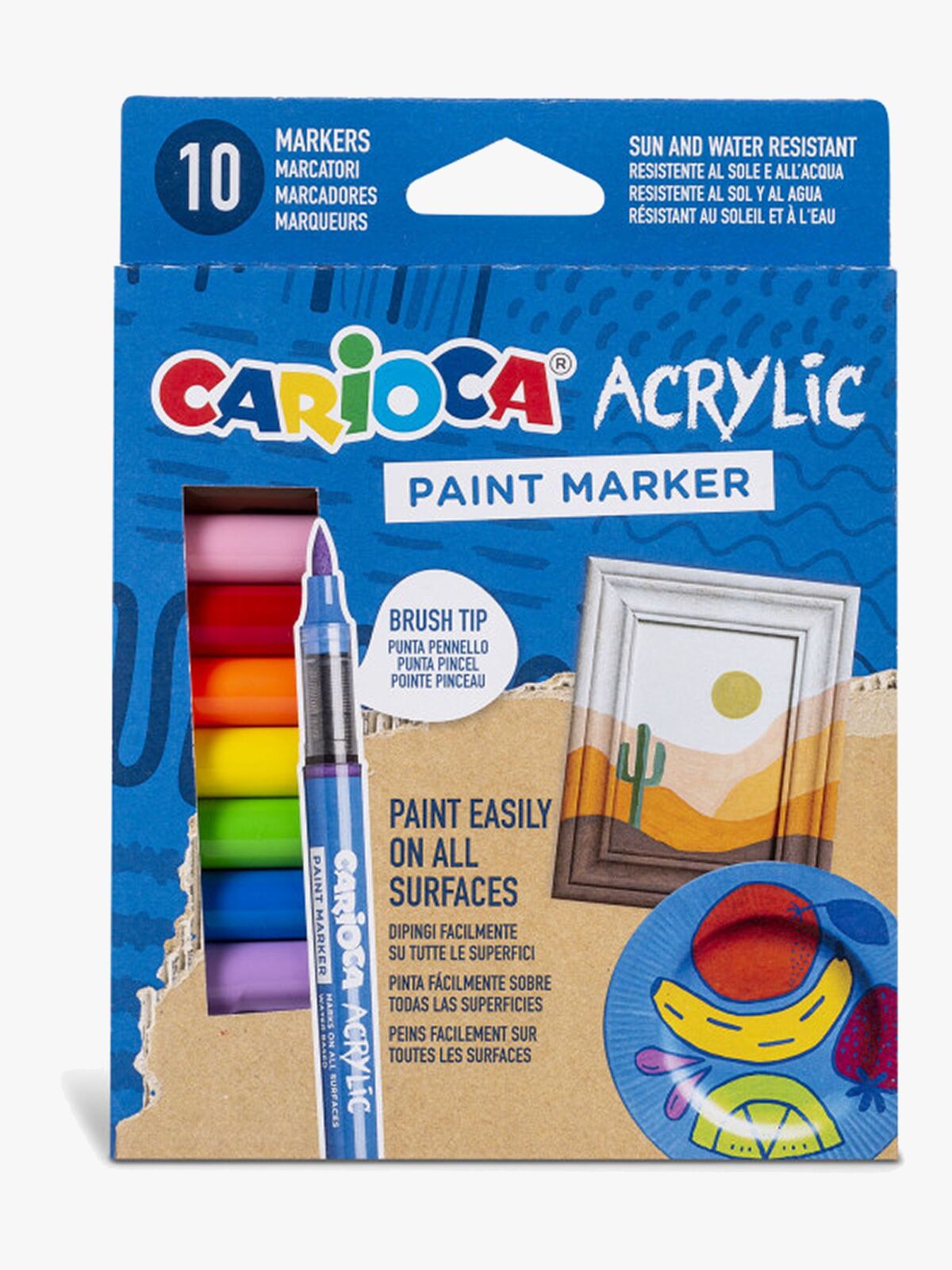 Carioca Akryllpenner 10-Pakk