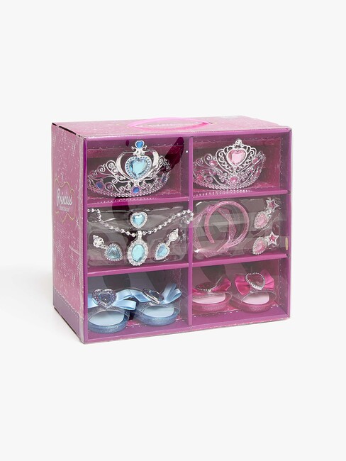 Cloudberry Castle Kostyme Prinsesse, Rosa/blå