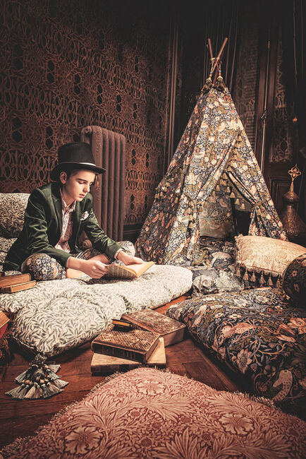 DockATot Futon Royal Madrass, Strawberry Thief