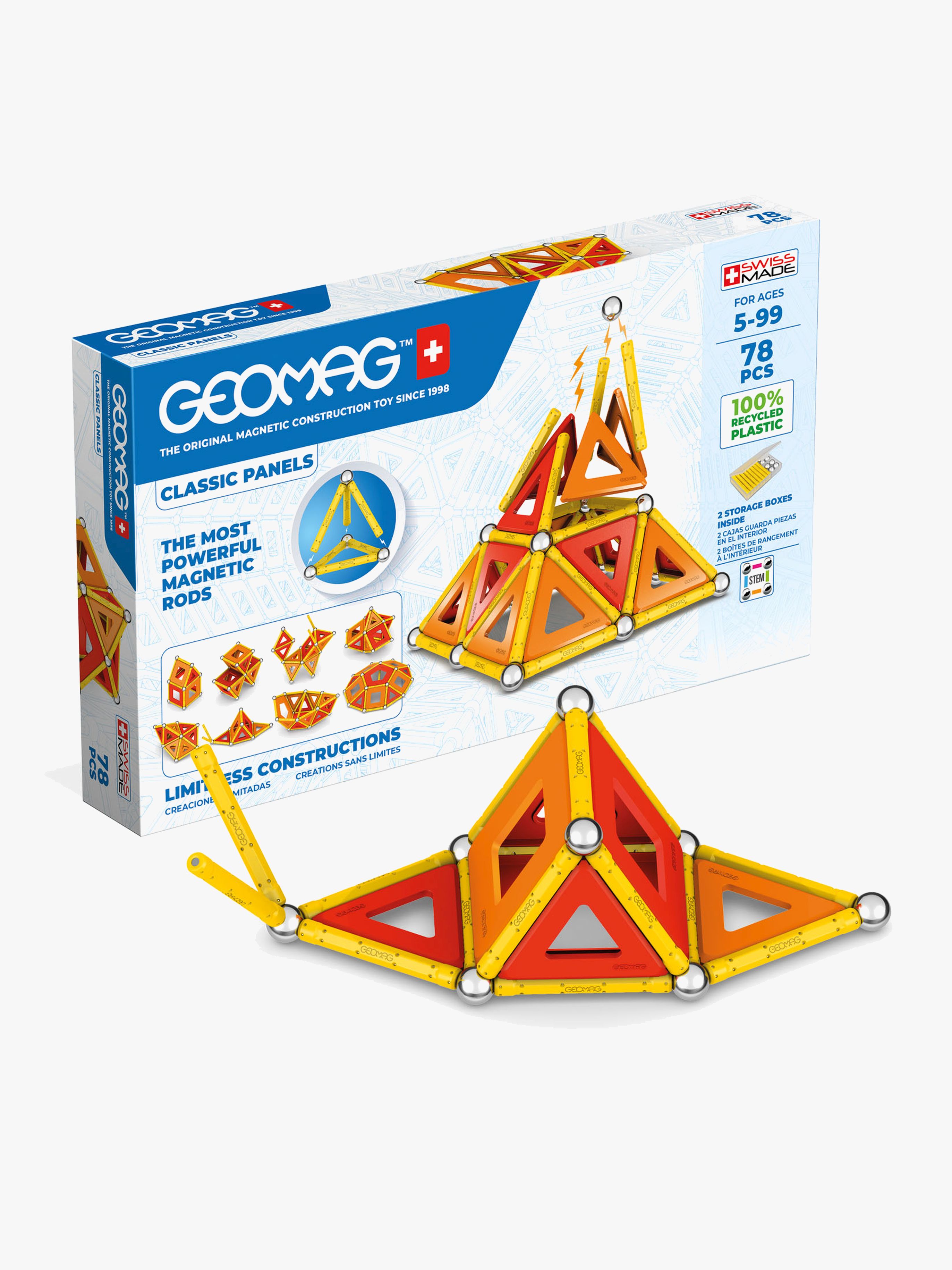 Geomag Byggesett Classic Panels 78 Deler - Byggesett - Plast