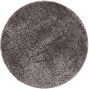 KM Carpets Cozy Rundt Gulvteppe 160, Grey