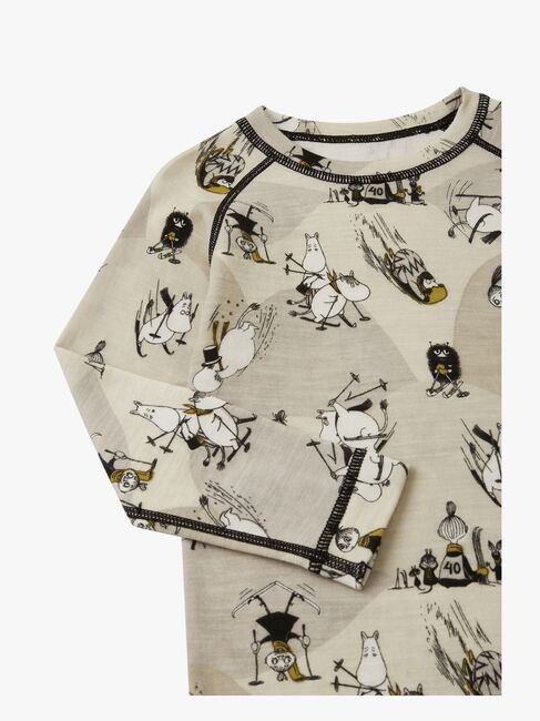 Reima Mummitrollet Trivsam Superundertøy Ullblanding, Sandy Beige