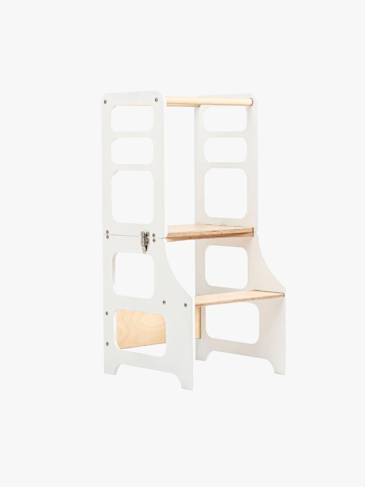 Duck Woodworks Sammenleggbar Læringstårn, Hvit