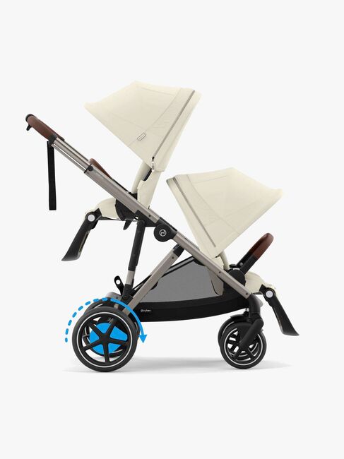 Cybex e-GAZELLE S Sportsvogn, Seashelle Beige/Taupe