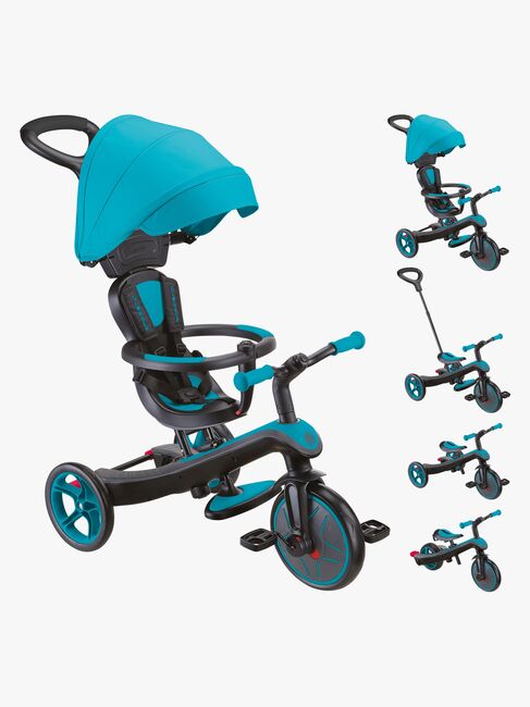 Globber Trehjulssykkel Explorer 4-in-1, Blågrønn