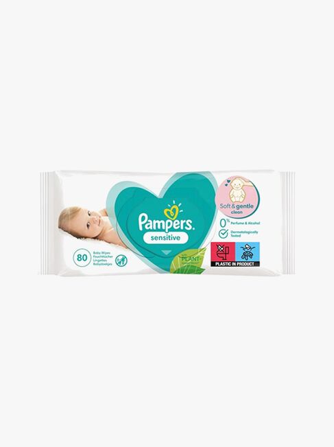 Pampers Sensitive Våtserviett 80-Pakk