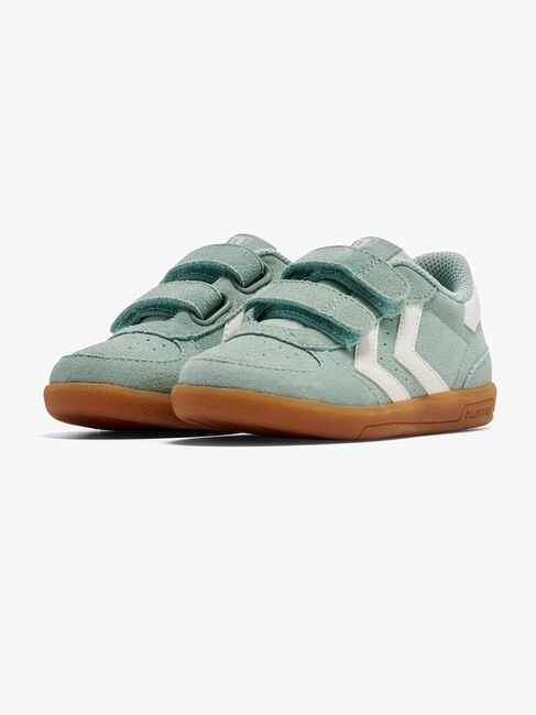 Hummel Victory Suede II Infant Joggesko, Frosty Green