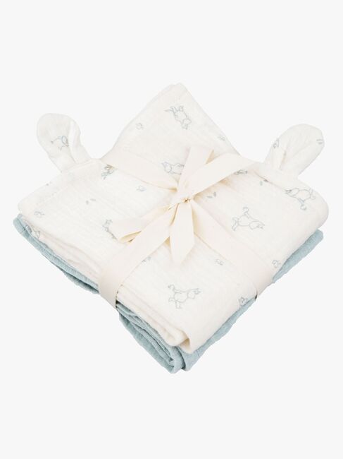 Mummitrollet Musselintepper 2-Pakk, Blue