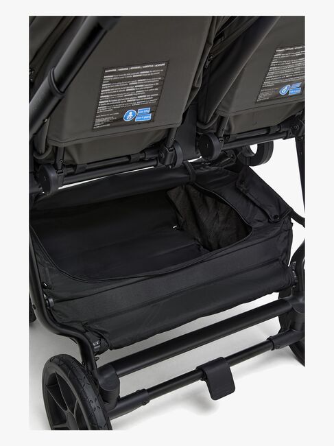 Beemoo Pro Twin 2 Søskenvogn, Mocha Grey