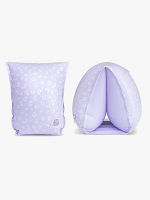 Swim Essentials Armpuffer, Lila Leopard