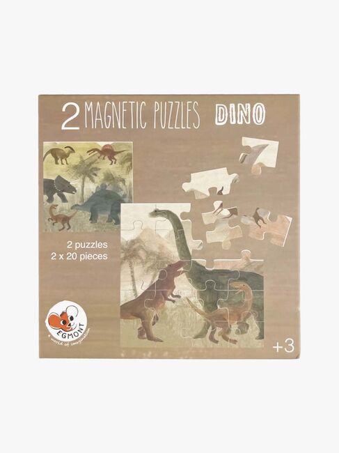 Egmont Toys Magnetiske Puslespill 20 Brikker Dino